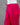 Mannequin wearing bright pink pants with a gray background