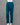 Dark teal pants on a mannequin against a gray background