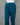 Dark teal pant on a mannequin against a gray background