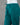 Teal pants on a mannequin against a gray background