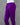 Purple cotton bottom on a mannequin against a gray background