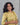 Women's floral olive green semil-tissue 3pc kurti set with dupatta right side view