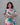 Floral Multicolor Side-Slit Cotton Kurti Set
