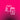 White outline of a shirt and pants on a pink gradient background