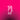 White icon of a person with a backpack on a pink gradient background