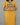 Yellow neck work cotton kurti set with plain bottom 