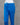 Blue kurti pants on a mannequin against a gray background