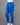 Blue pants on a mannequin against a gray background