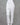 White cotton pants on a mannequin against a gray background