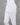 White pants on a mannequin against a gray background
