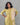 Model wearing women's floral olive green semil-tissue 3pc kurti set with dupatta