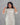 Model wearing women's printed light gray cotton 2pc kurti set