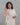 Women's printed light gray cotton 2pc kurti set right side view